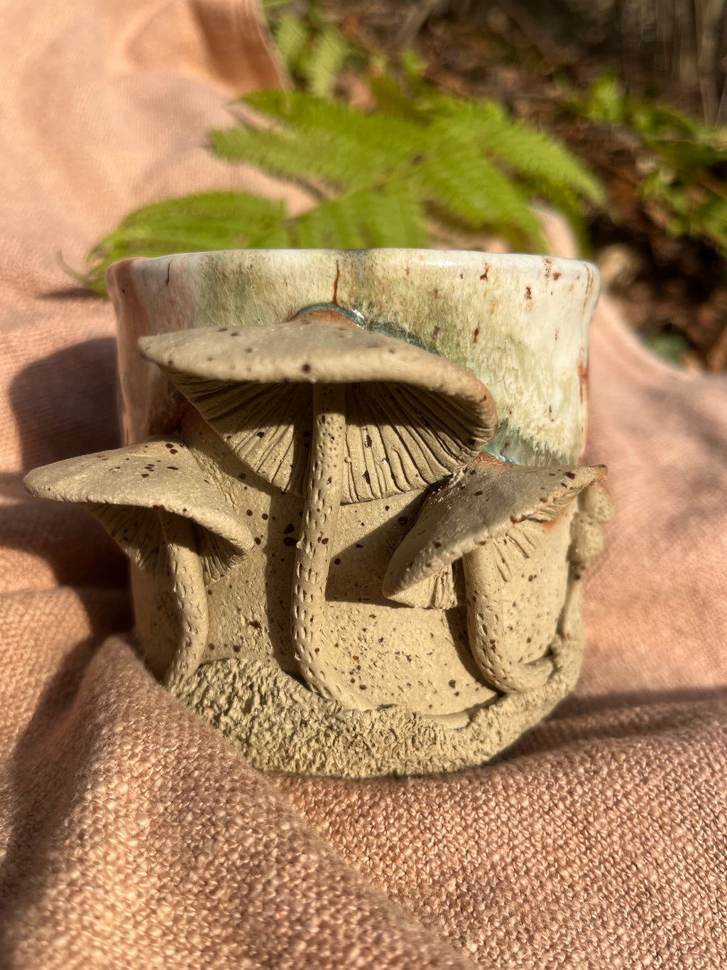 Pilztasse - 400 ml - Steinzeug