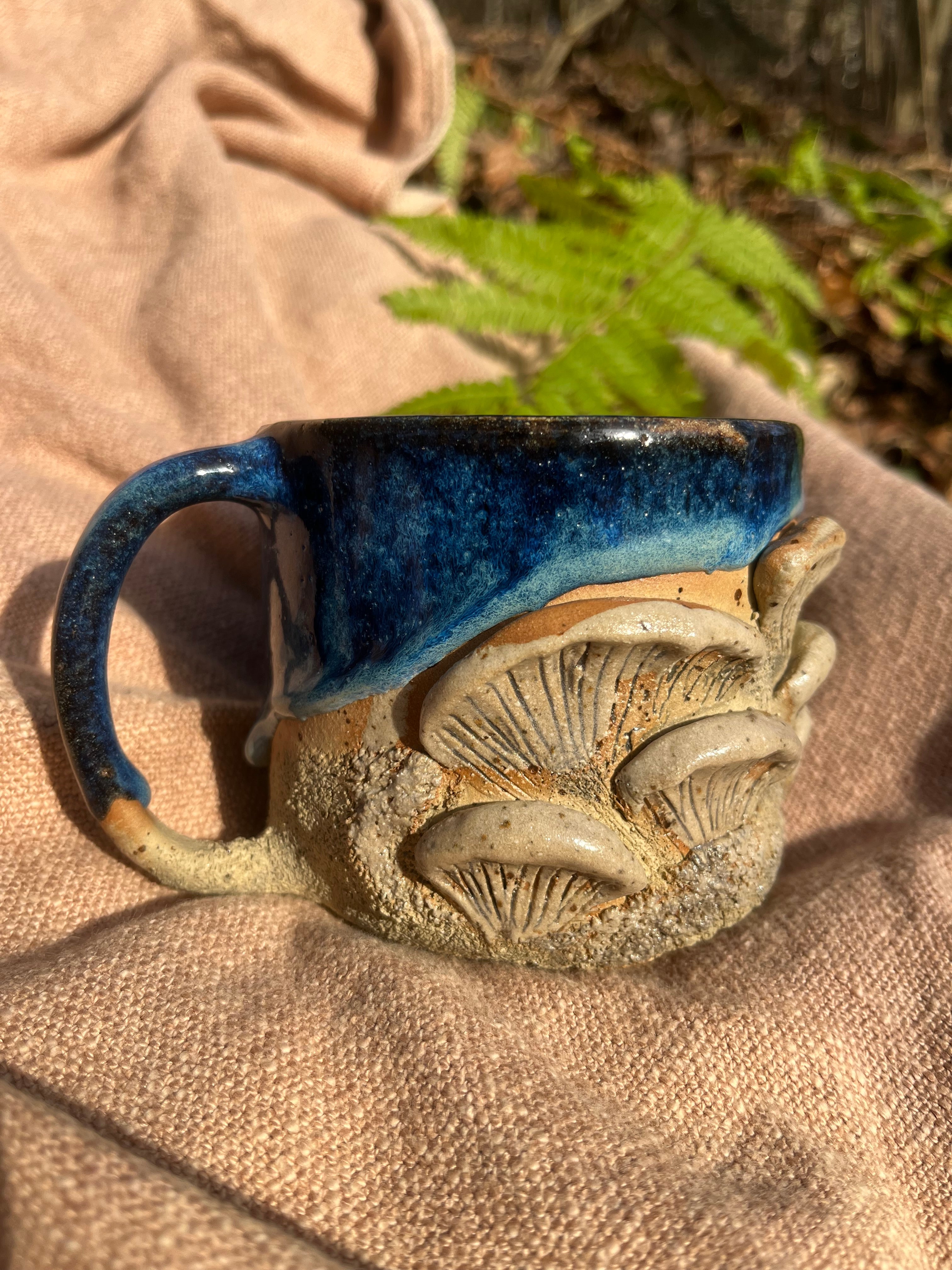 Steinzeugtasse Pilz - 400ml