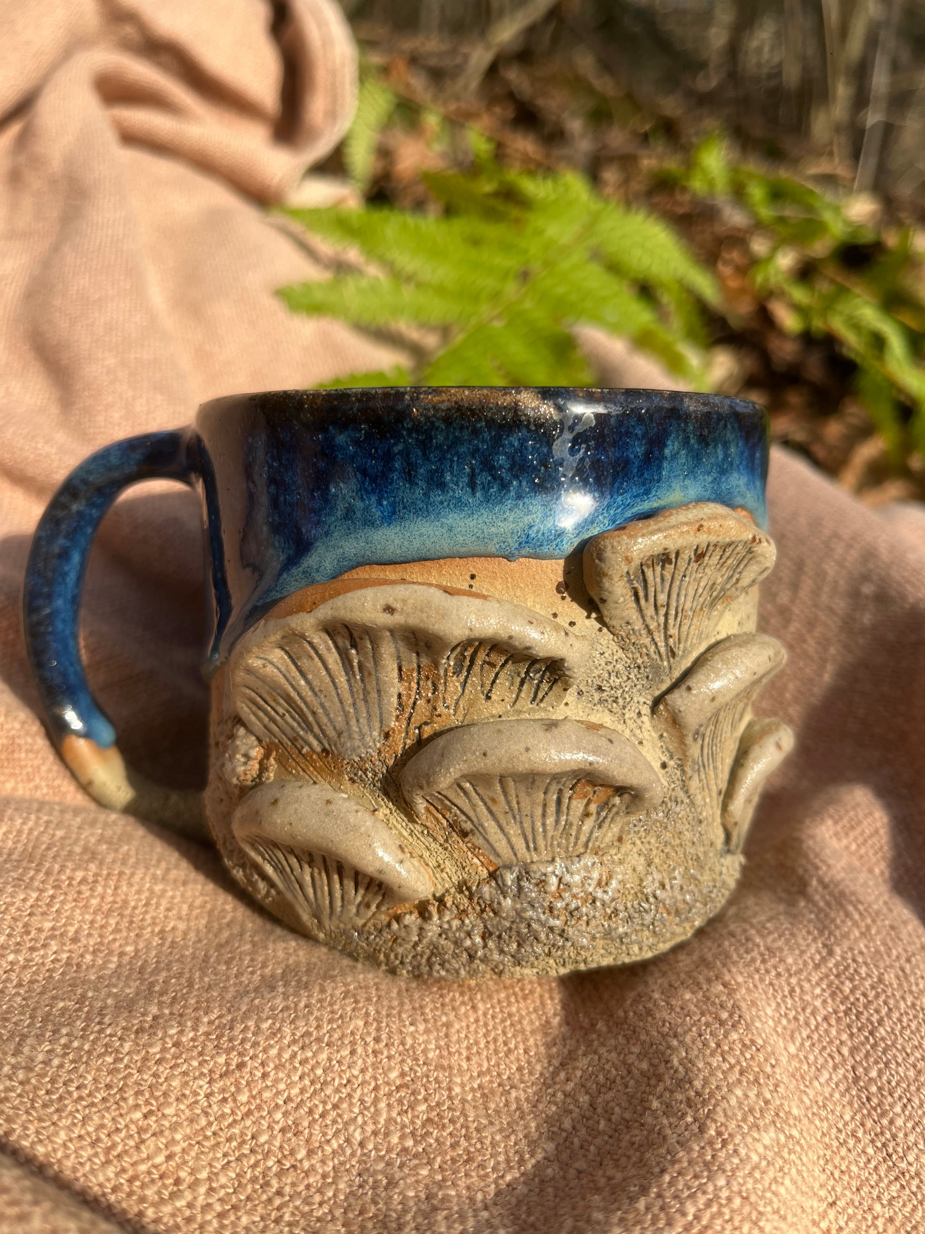 Steinzeugtasse Pilz - 400ml