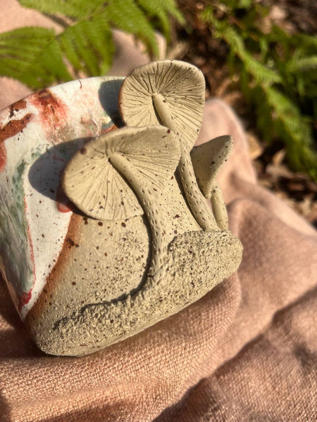 Pilztasse - 400 ml - Steinzeug